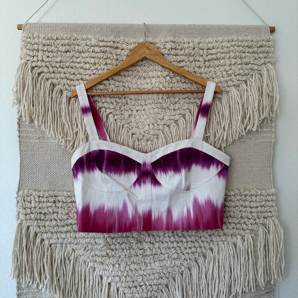 AMUR Callie Bustier Crop Top